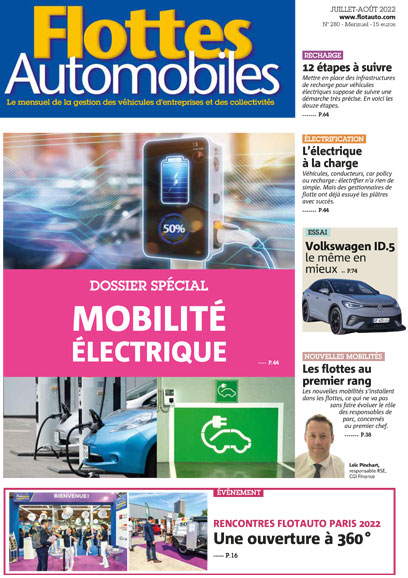 Page de couverture du magazine Flottes Automobiles